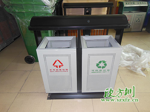 貴陽物業(yè)戶外鋼板沖孔垃圾桶，客戶的二次選擇。