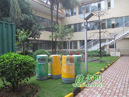 韶關(guān)物業(yè)分類玻璃鋼垃圾桶，提升社區(qū)好環(huán)境。